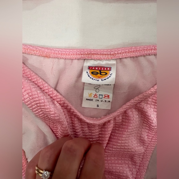 baby pink vintage bikini set - Picture 3 of 6